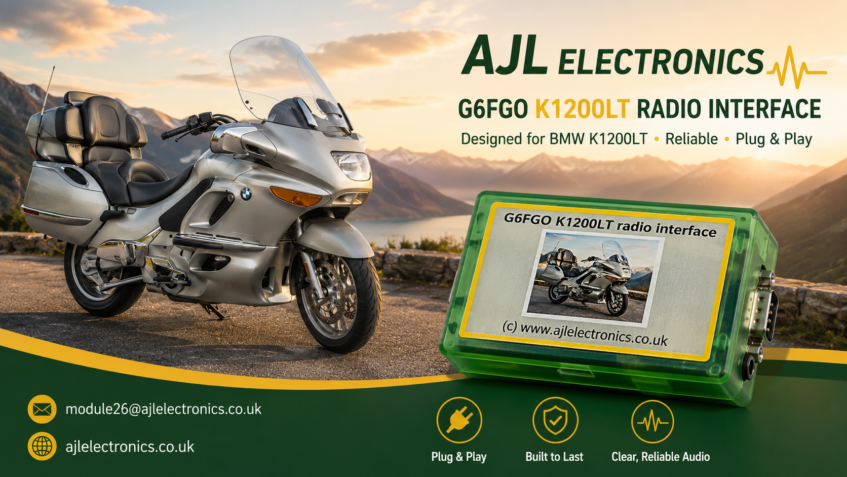 BMW K1200LT touring motorcycle