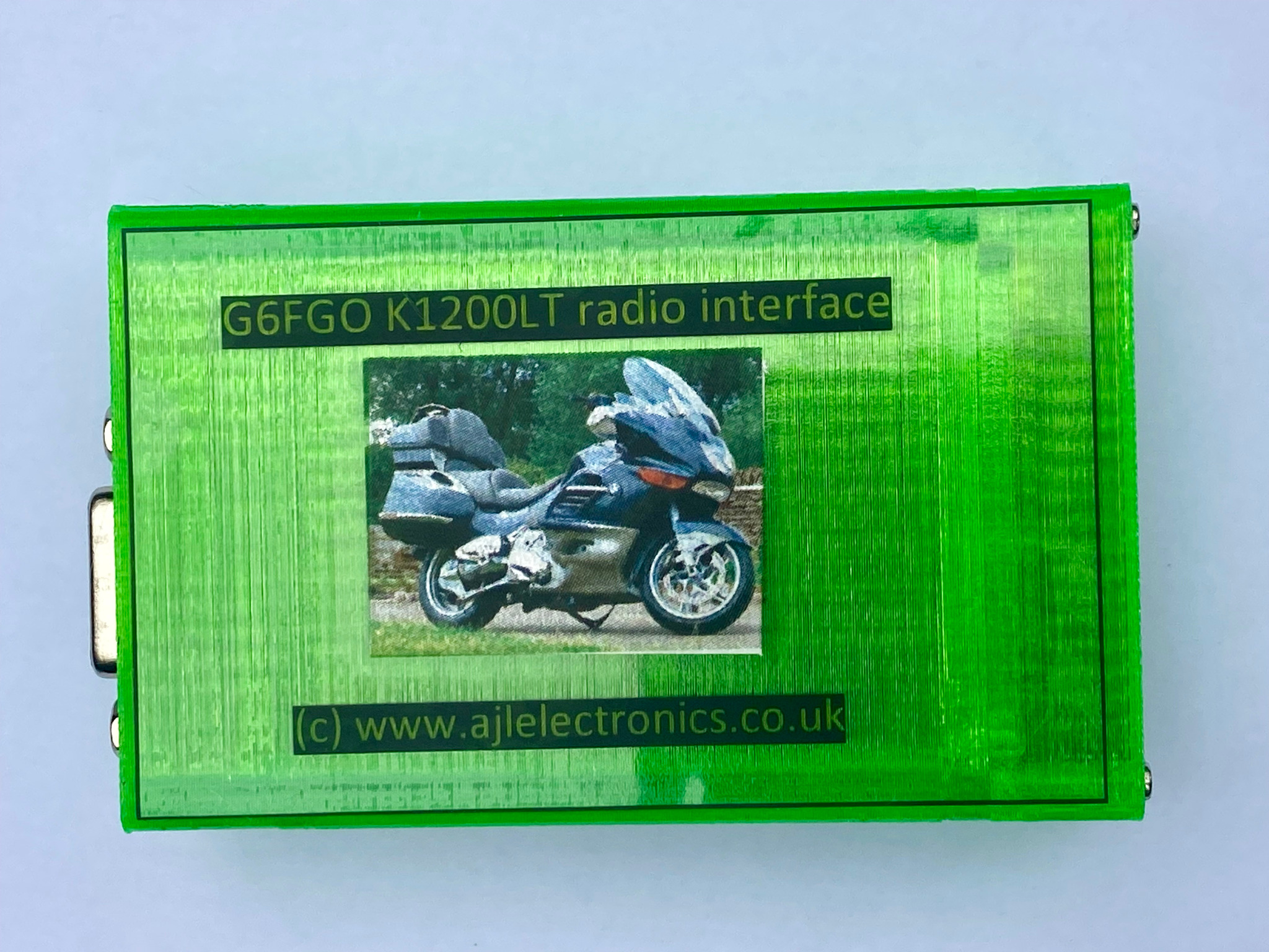 Green G6FGO BMW K1200LT radio interface module